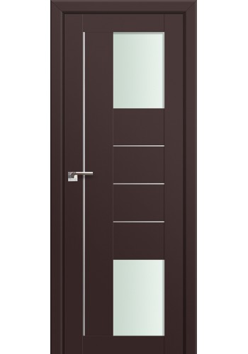 Двери Профиль Дорс 43U Темно-коричневый Стекло Мателюкс