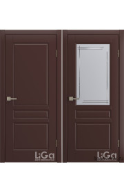 Межкомнатная дверь Belle Эмаль Шоколад по RAL8016