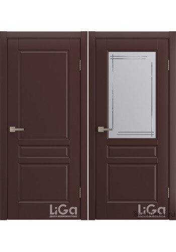 Межкомнатная дверь Belle Эмаль Шоколад по RAL8016 Межкомнатная дверь Belle Эмаль Шоколад по RAL8016