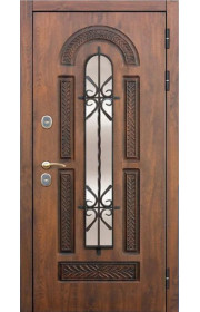 Дверь входная Дива Формен Ф 32 Грецкий орех Ковка Термо